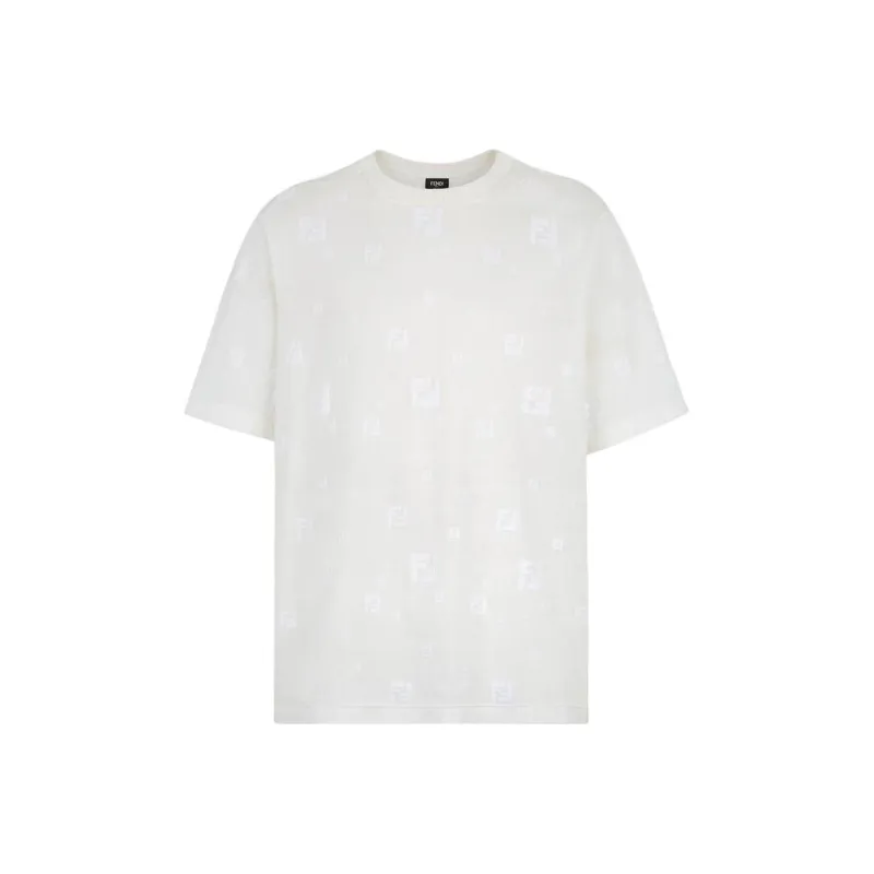 FENDI T-Shirts Men White-0
