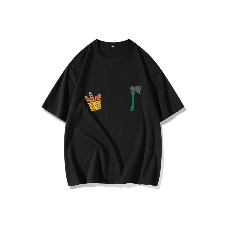 FAIRWHALE Drop Shoulder Sleeve T Shirt Women's-3