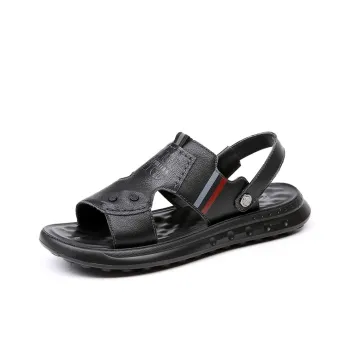 Abango Beach Sandals Men Black