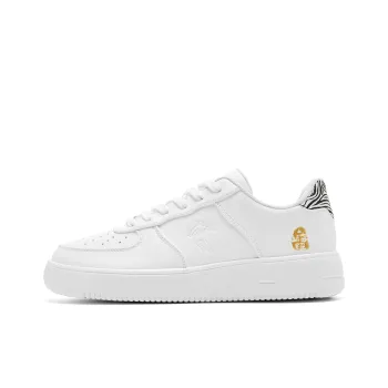 SHANHAIJING x QIAODAN Coverage Balance Abrasion Resistant Slip Resistant Low Top Skateboard Shoes Men's White Black