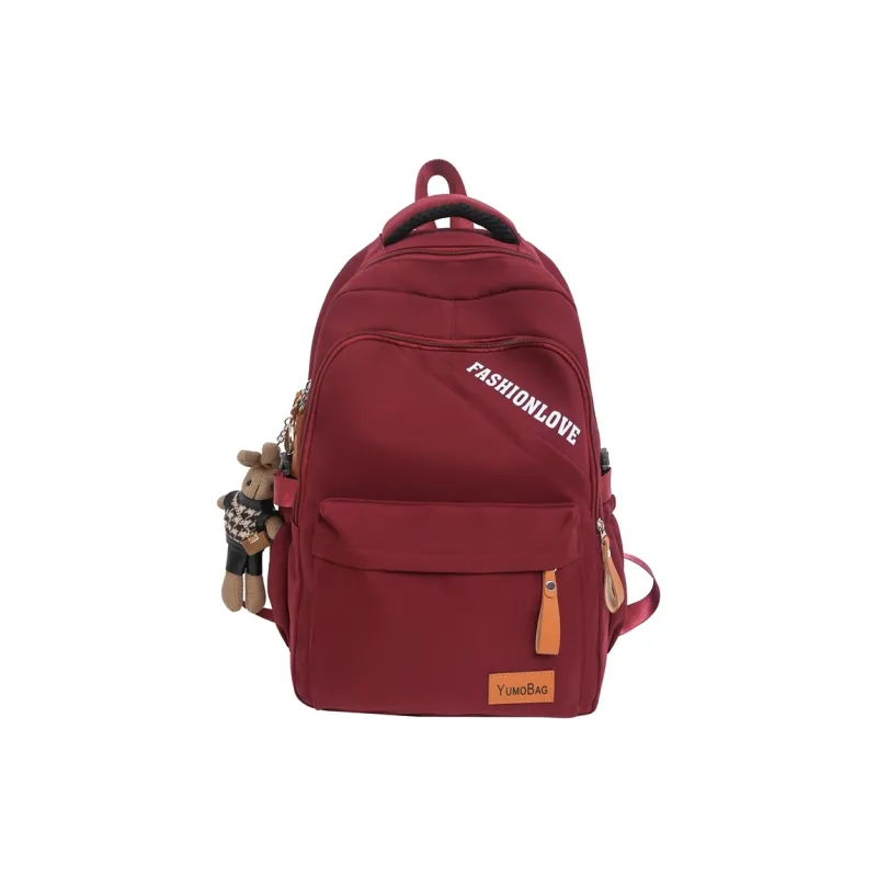 Yalu Nylon Backpack Regular Unisex Multicolor-12