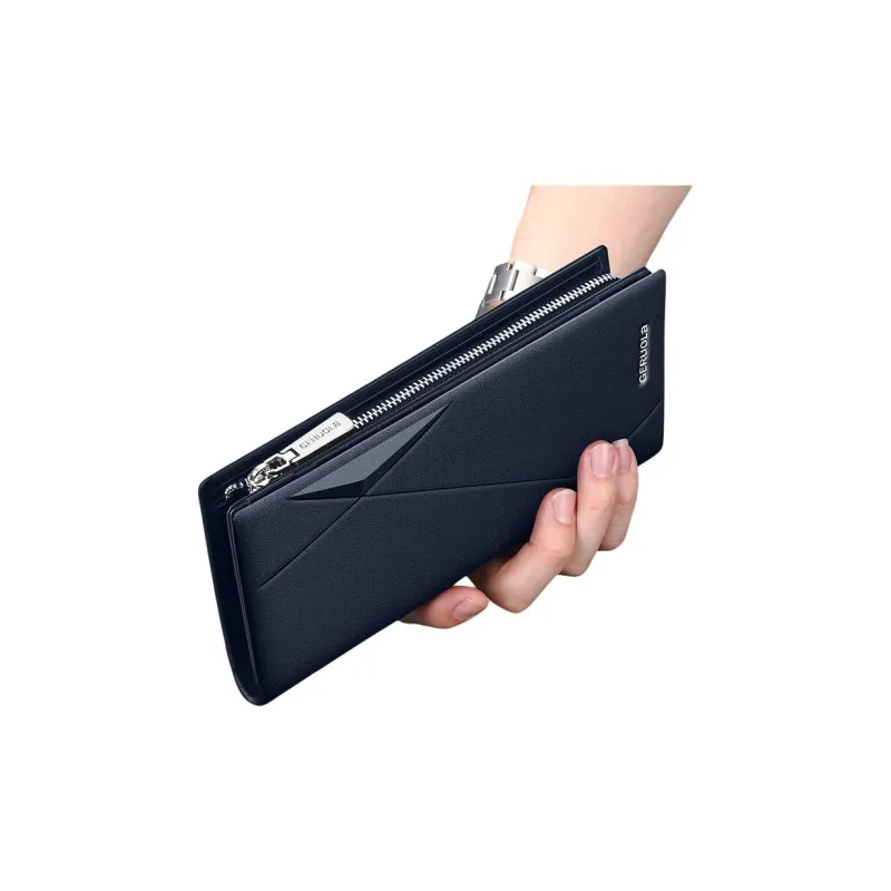 Gorora Top Grain Cow Leather Wallet Regular Men's Multicolor-6