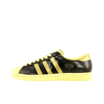 Adidas Superstar Series Anti Slip Wear Resistant Low Top Skateboard Shoes Unisex Black Green