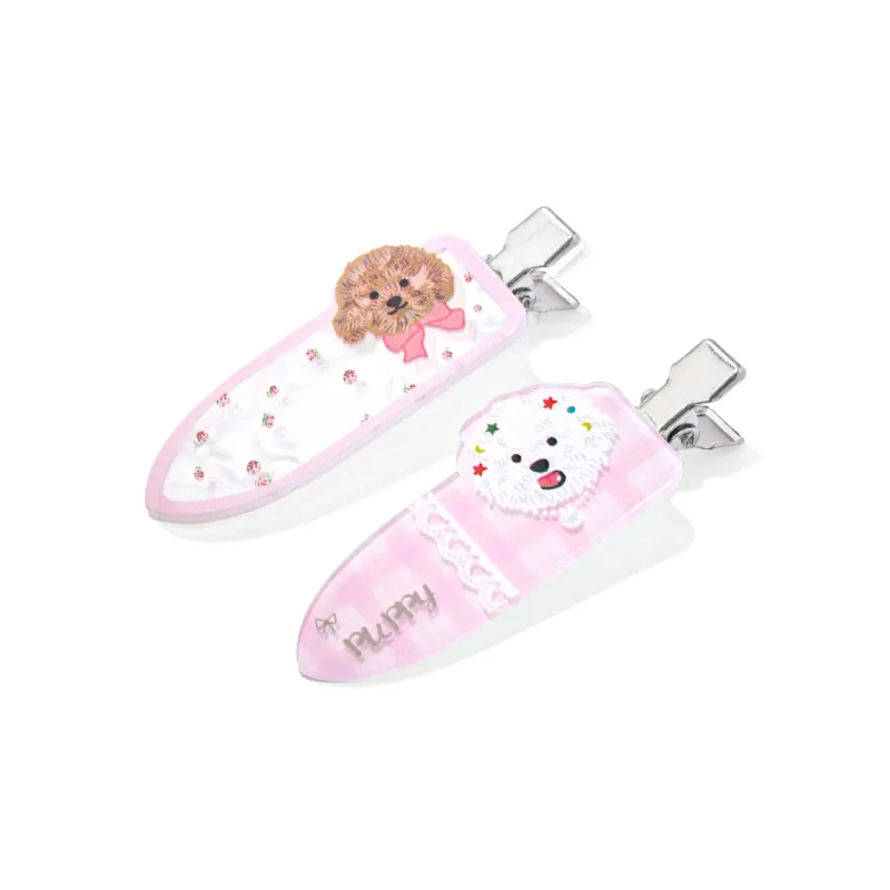 ZANC Acrylic Hair Clips Women's-4
