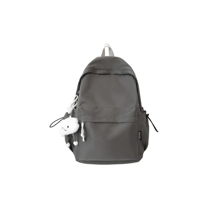 WICKBUEN Nylon Backpack Unisex White, Black, Yellow, Blue, Gray-19
