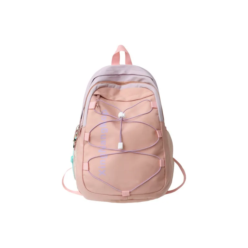 WICKBUEN Nylon Backpack Regular Unisex Yellow/Red/Black/Green-18
