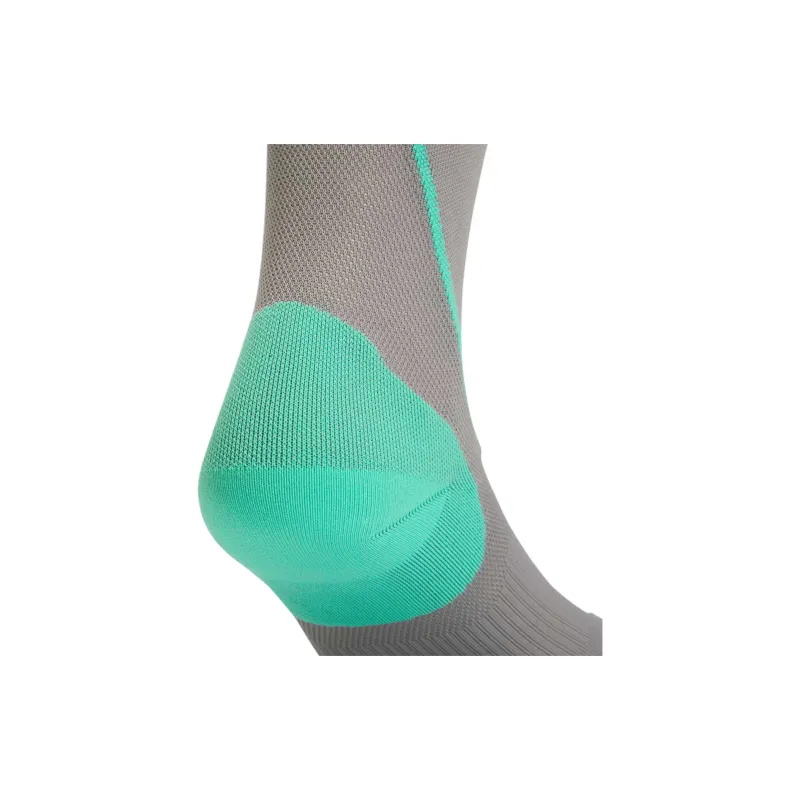 Adidas AEROREADYStella McCartney CREW SOCKS Mid Calf Socks Unisex 1 Pack Dove Gray With Bright Green-3