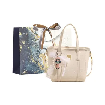 Iman's House PU Handbag Women's White/Pink/Blue/Black