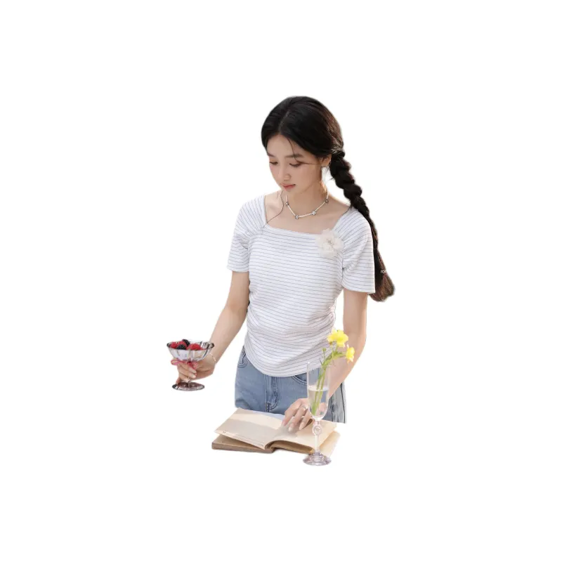 Alxnan T Shirts Women's Ecru, Batch 1-0