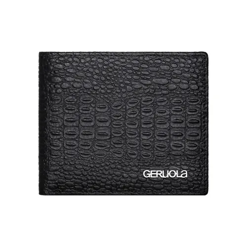 Gorora Top Grain Cow Leather Wallet Regular Men's Black