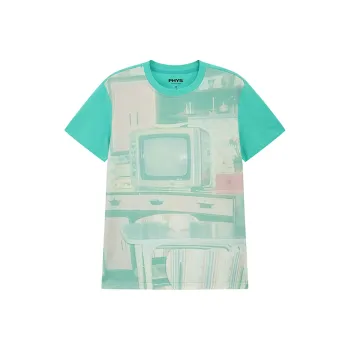 WULISHAONIAN T Shirts Unisex Turquoise