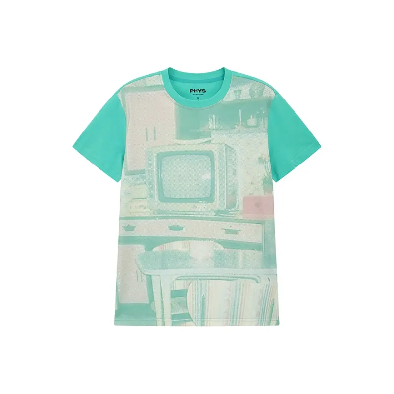 WULISHAONIAN T Shirts Unisex Turquoise-0