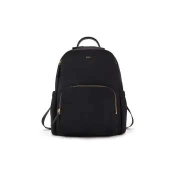 ELLE Fabric Backpack Unisex Black/Khaki