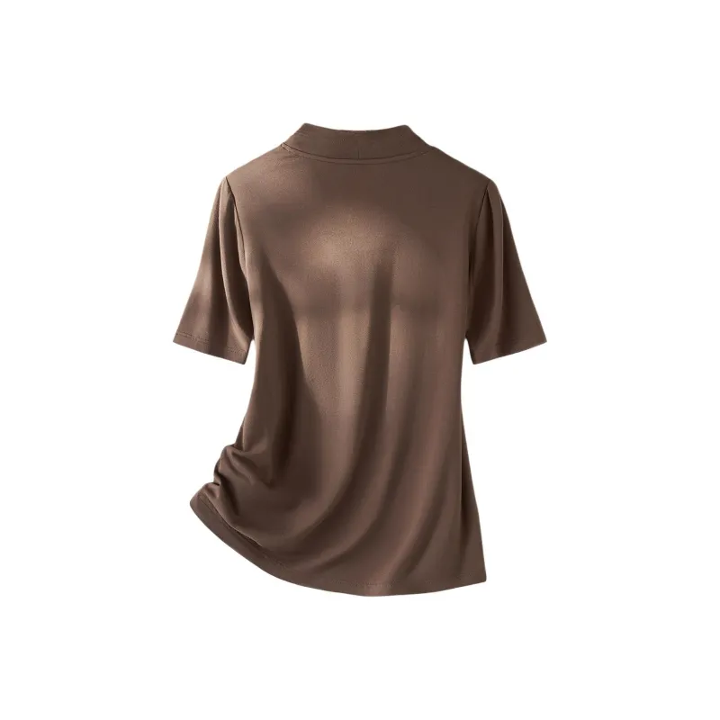 IHIMI T Shirts Women's Coffee-1