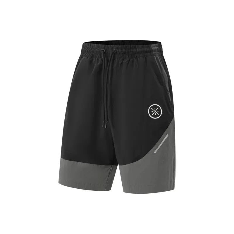 LiNing Casual Shorts Men's Black/Coal Smoke Gray-0