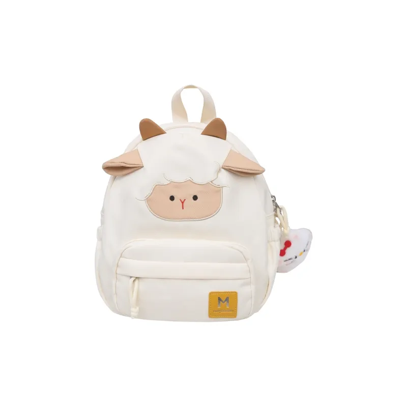 Yalu Nylon Backpack Women's Black/White/Khaki-6