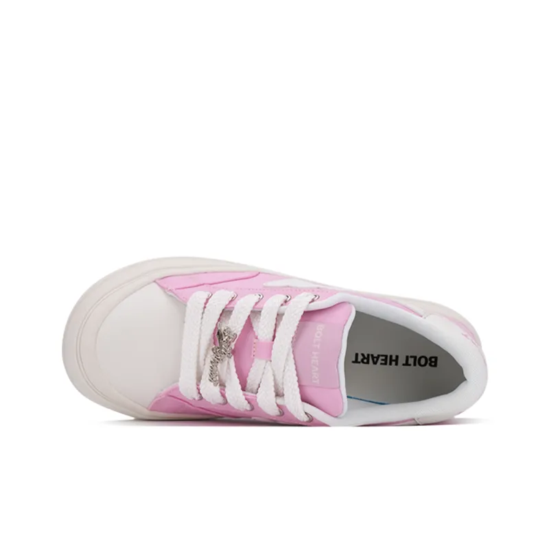 AND U Anti Slip And Wear Resistant Height Increasing Low Top Heartfelt Connection Skateboard Shoes Unisex-9
