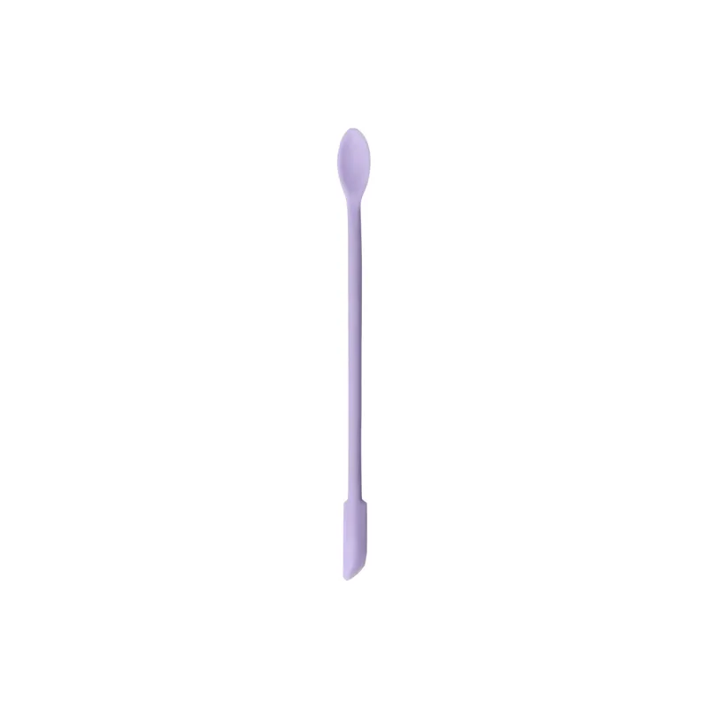 Goodgudi Cosmetics Scoop Silicone Scraper Empty Bottle Tool Mini Dual Head Residue Scraping Spoon Cleaning-8