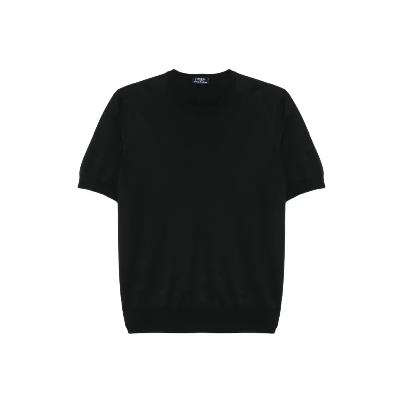 BARBA Knitted T shirt-0