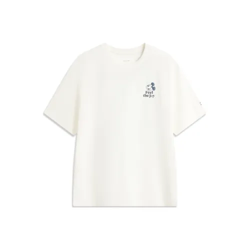LiNing x DISHINIMIQI,LIANMINGKUAN Sports Life Collection T Shirt Unisex Ivory