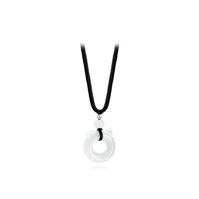 YUFENGXI Colored Glaze Necklaces Unisex-5