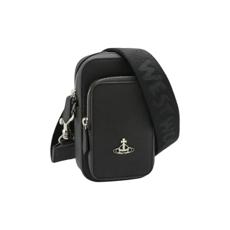 Vivienne Westwood Vegan Leather Shoulder Bag Women's Black-0