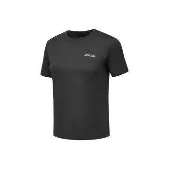 Skechers Comfortable Tech Cooling Collection Regular T Shirt Women's Carbon Black/0018