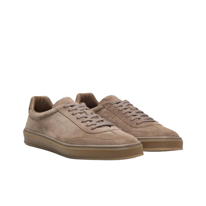BECKHAM x HUGO BOSS Low Top Skateboard Shoes Men's Brown-1
