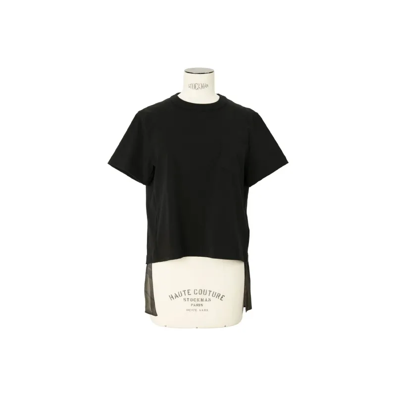 Sacai Panelled T shirt-0