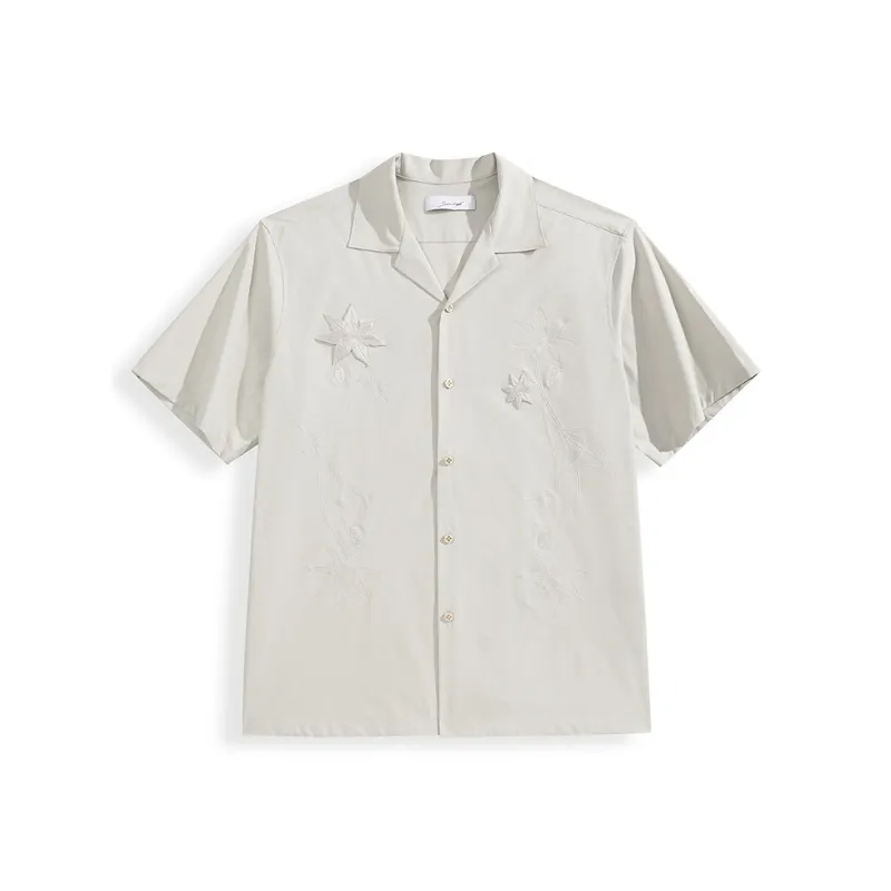 PEACEBIRD MEN Shirts Men Pure Earth Tone 1-0