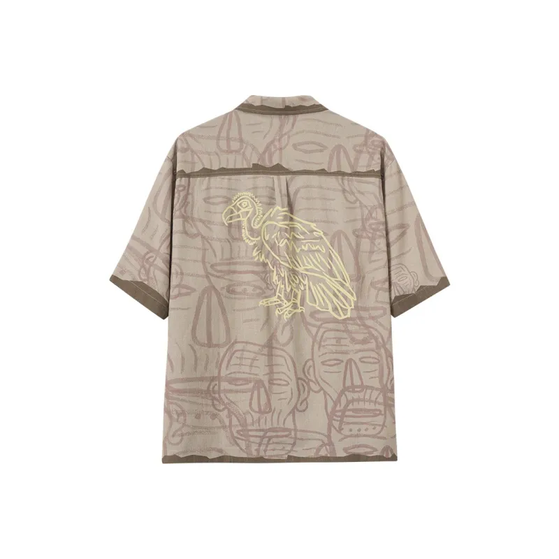 ONIARAI Shirts Men Khaki-1