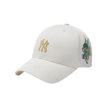MLB Cotton Baseball Caps Unisex White