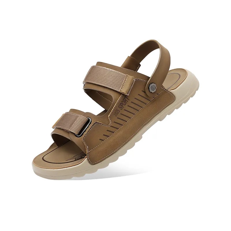 GESENLANG Beach Sandals Men Yellow/Khaki-5