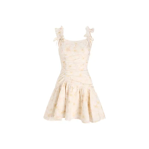 COVER TIME Slip Dresses Women's Saffron