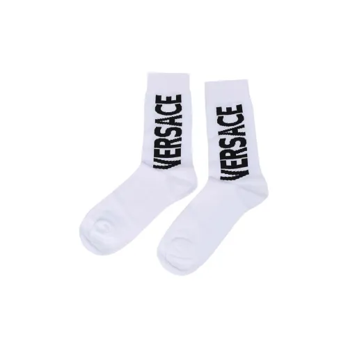VERSACE Logo Socks 'White'