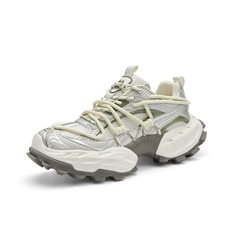 SK.TRIP Cushioning, Abrasion Resistant, Breathable, Coverage, Support Low Top Chunky Sneakers Unisex Box-8