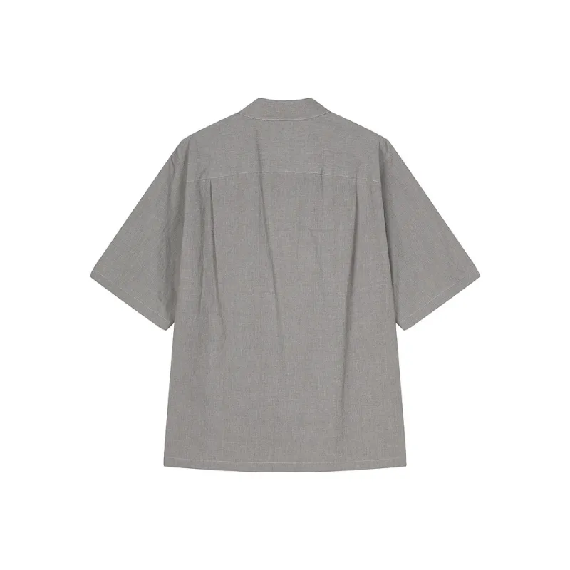CROQUIS Black Thread Shirt Men's-1
