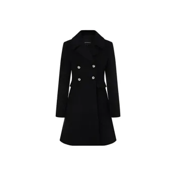 EMPORIO ARMANI Coats Women's Black