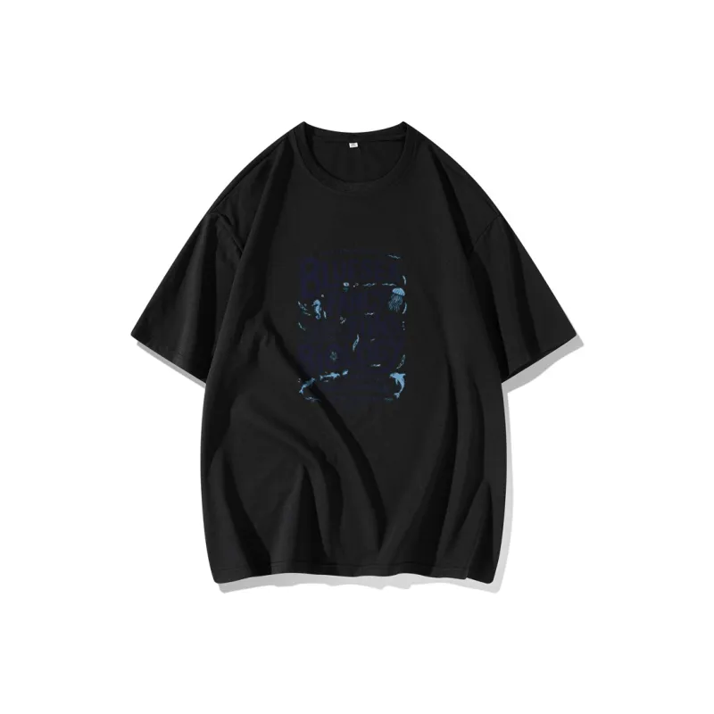 FAIRWHALE Drop Shoulder Sleeve T Shirt Women's-3