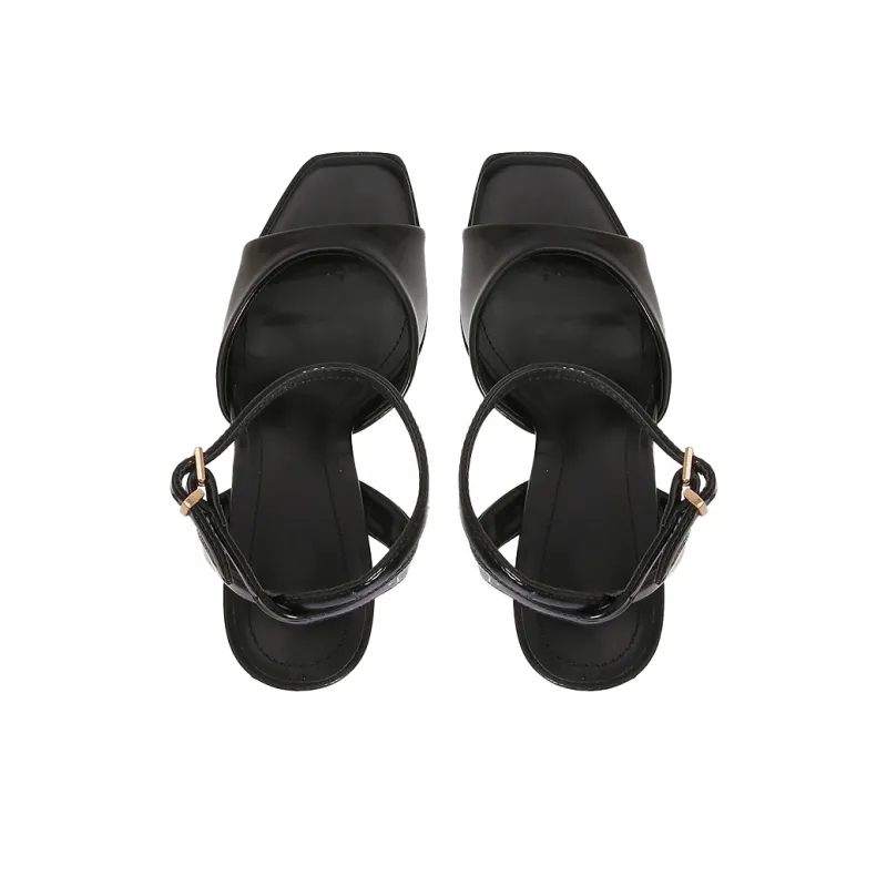 MABEL&CO One Strap Sandals Women's Black-2
