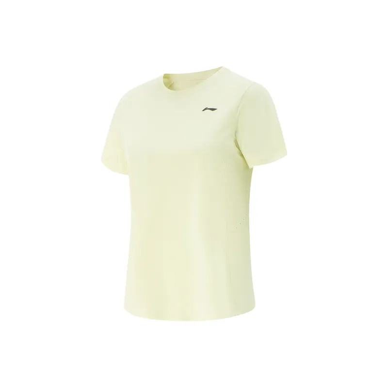 LiNing Fitness Series T Shirt Women's Ether Yellow-0