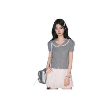FOREVER 21 T Shirts Women's Gray