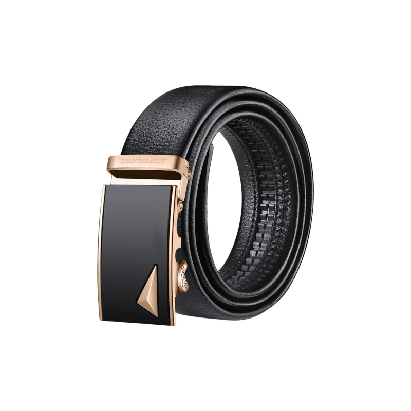 JEANSWEST PU Leather Belts Men's 3.5CM-0