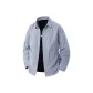 Denim Blue White Stripes (2.0 Stripes Ice Silk Shirt)