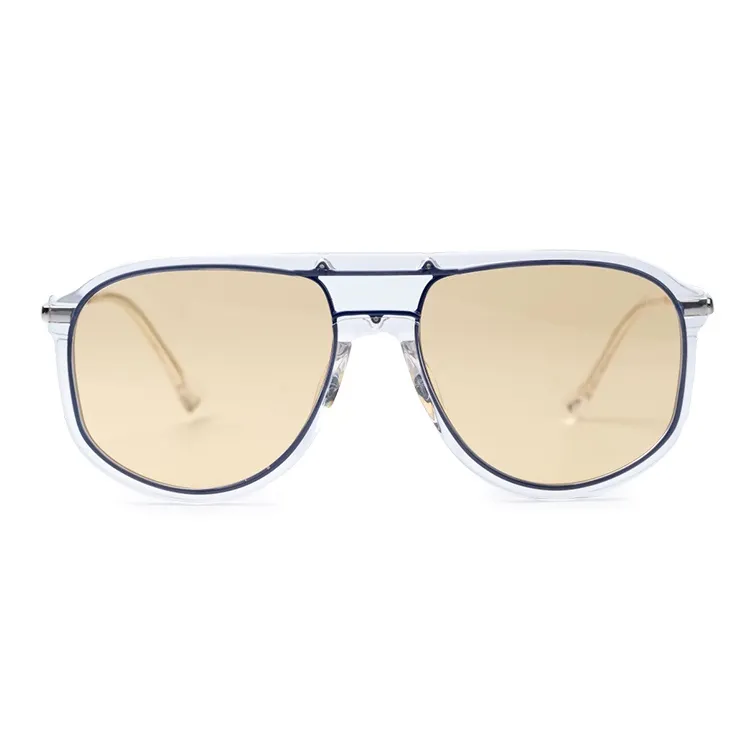 HELEN KELLER Metal And Plastic Aviator Sunglasses Unisex-17