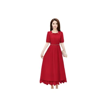 YIRANCHUN Short Sleeved Dress Women's