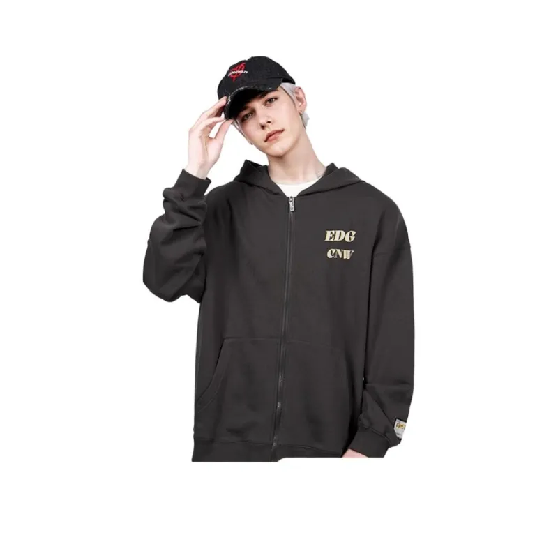 Edg X CANOTWAIT_ Sweatshirts Unisex Dark Gray-0