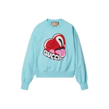 GUCCI Sweatshirt Women's Light Blue
