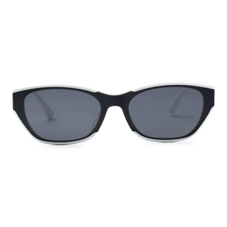 HELEN KELLER Plate Frame Cat Eye Sunglasses Unisex-5