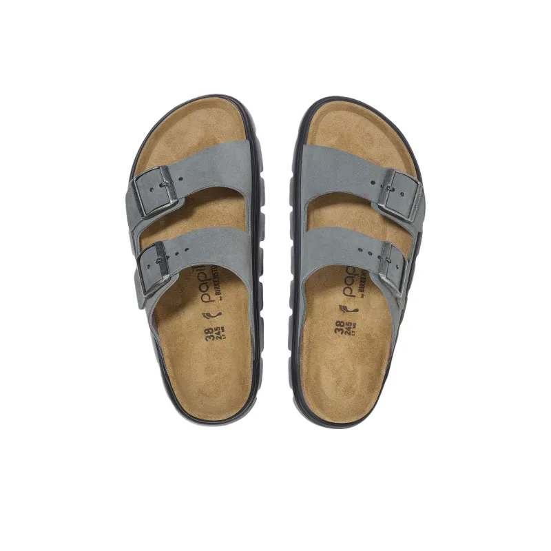 Birkenstock Arizona Chunky EVA Abrasion Resistant Slide Slippers Women's Gray-3